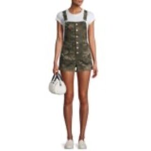 No Boundaries Juniors' Destructed Shortalls